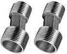 ЭКСЦЕНТРИК имп. без отражателя TIM  (ПАРА на блистере)   1/2"-3/4" нар/нар 