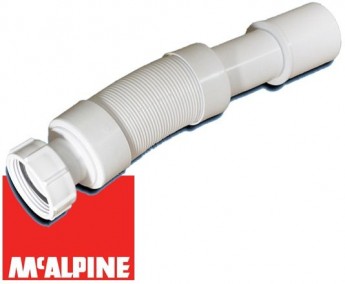 Сливная гофра MRMF2-12 вход 1 1/2", выход 40/50 мм, от 480 мм до 1200 мм Mc'Alpine